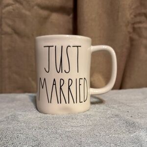 Rae Dunn Just Married Wedding Mug